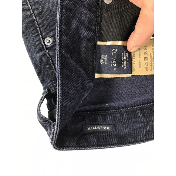 Scotch & Soda Jeans Mens Size 29x32 Dark Blue Ralston Regular Slim Stretch - Picture 6 of 10